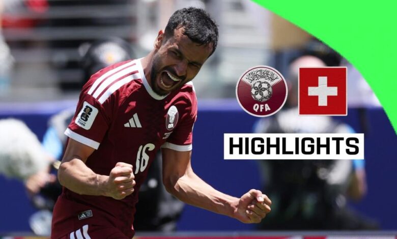 Switzerland stunned by late Qatar equaliser