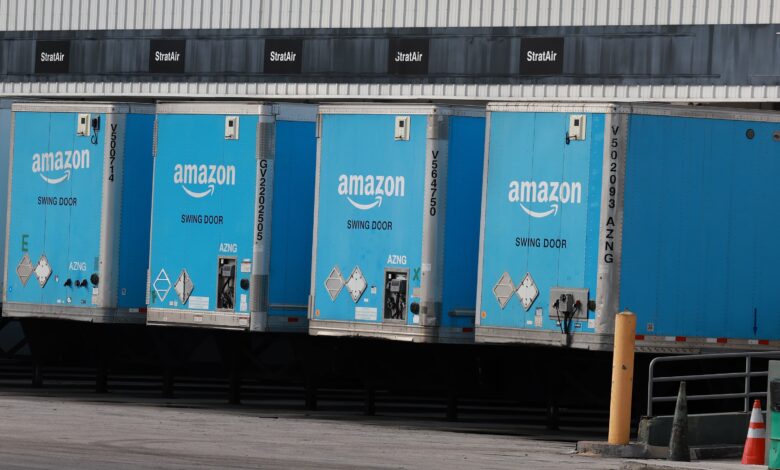 Amazon trucking expansion sparks freight stock sell-off