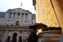 Bank of England holds interest rates at 3.75% amid Iran war peace prospects