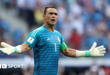 Who are the oldest players to feature at a World Cup?