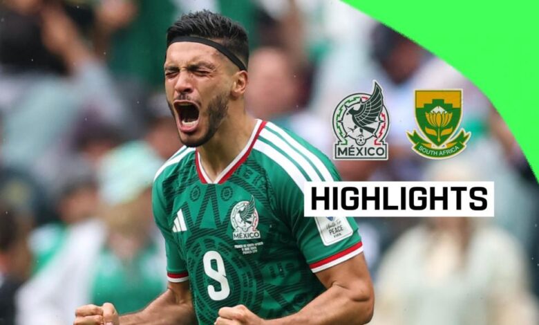Three red cards shown as Mexico beat South Africa in World Cup opener