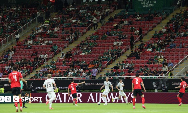 Fans on concourses instead of in seats, claims Fifa