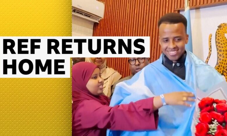 Referee Omar Artan returns to Somalia