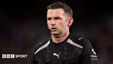 Injured referee Oliver to miss World Cup match
