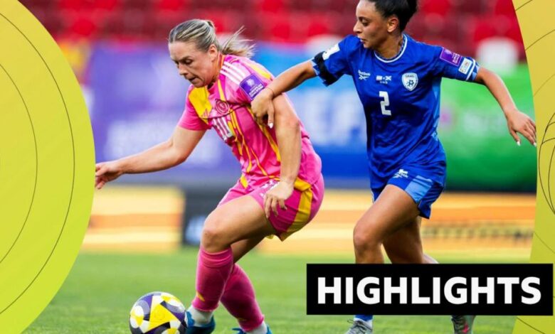 Watch: Weir scores four as Scotland beat Israel to win group
