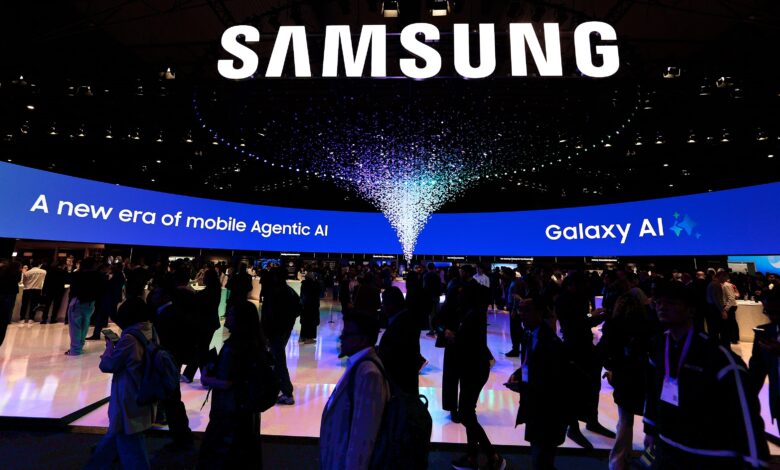 Samsung posts 1,800% jump in profit, but AI spending concerns spook investors