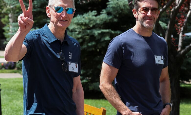 Tim Cook’s last earnings call comes at momentous time for Apple with stock at record