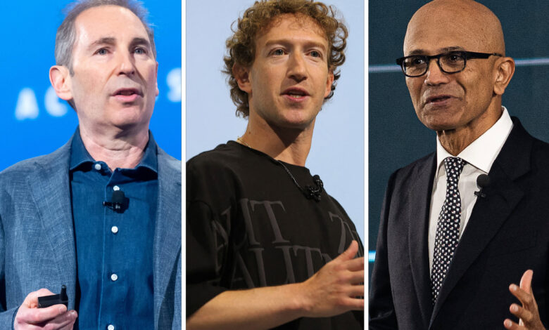 Amazon, Meta and Microsoft face skeptical investors this week after Google report sparked sell-off