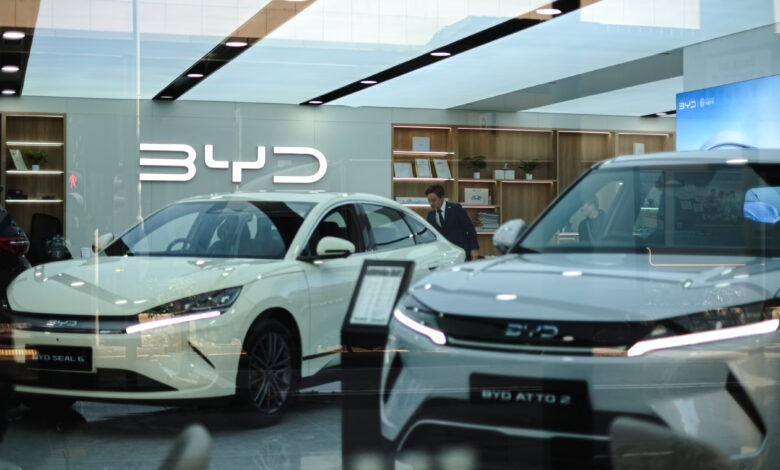 BYD shares slide as fierce China competition dents first-half earnings