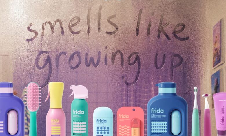 Baby products company Frida is expanding into kids’ personal care