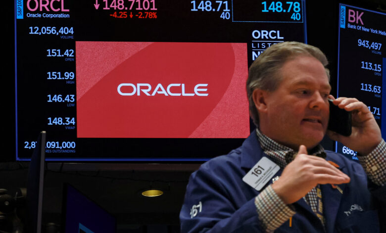AI trade faces test with next week's Oracle earnings