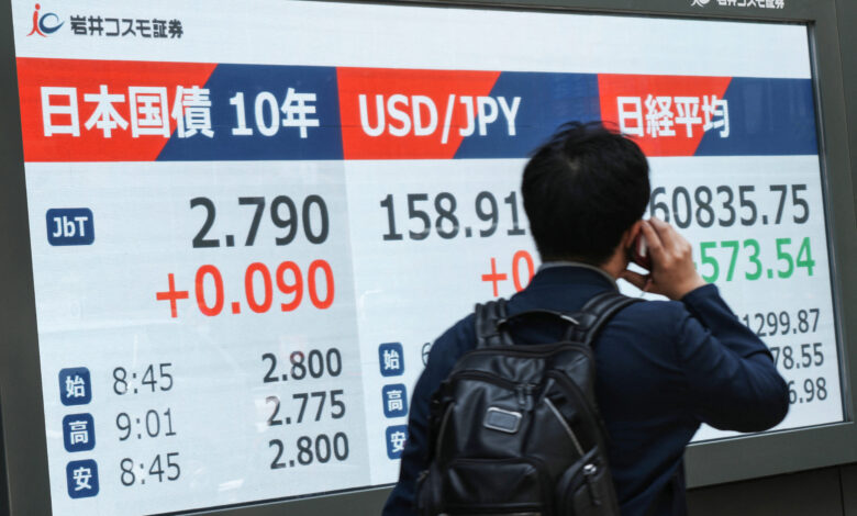 Japanese borrowing costs hit 30-year high as Bessent says Tokyo may intervene to boost yen