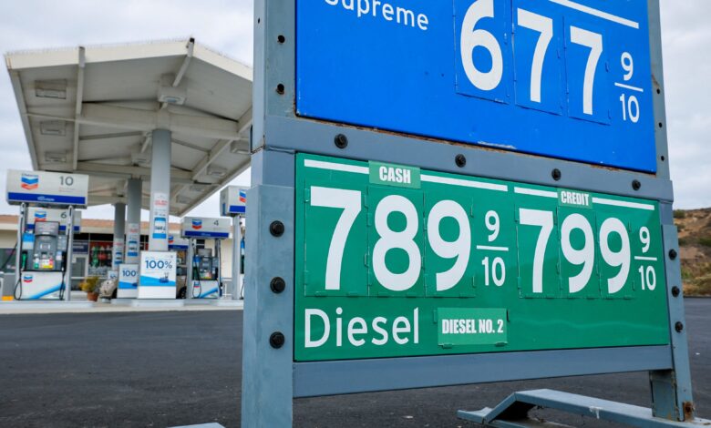 How record diesel prices will rip through the U.S. economy. Trucks, rails are only the start