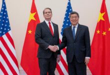 Bessent meets China Vice Premier He Lifeng ahead of Trump-Xi summit