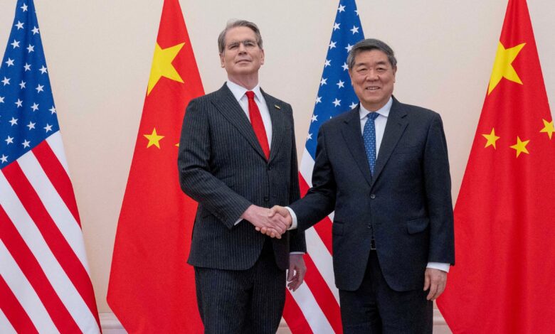 Bessent meets China Vice Premier He Lifeng ahead of Trump-Xi summit