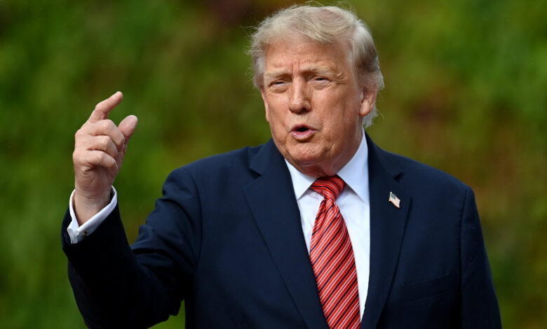 Trump discloses more than 1,100 July trades, including up to $25 million each in sales of Microsoft, Amazon