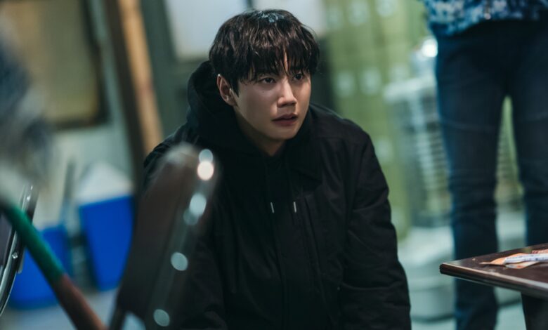 Lee Jun Young Kneels Before A Loan Shark In “Four Hands, Two Sonatas”