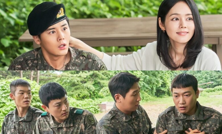 Han Ga In’s Visit To Her Brother Kim Dong Jun’s Unit Has The Soldiers In A Frenzy In “New Recruit 4: Sabotage”