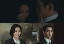 Kim You Jung And Park Jinyoung Get Close Under A Curtain In “100 Days Of Deception”