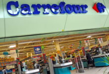 French supermarket giant's shares plunge 14% after warning ‘unprecedented’ unrest will hit business