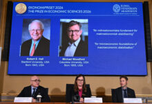 Nobel prize in economics awarded to Robert E. Hall and Michael Woodford