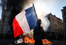 Prediction-market odds rise for Marine Le Pen in France 2027 presidential race as protests roil nation